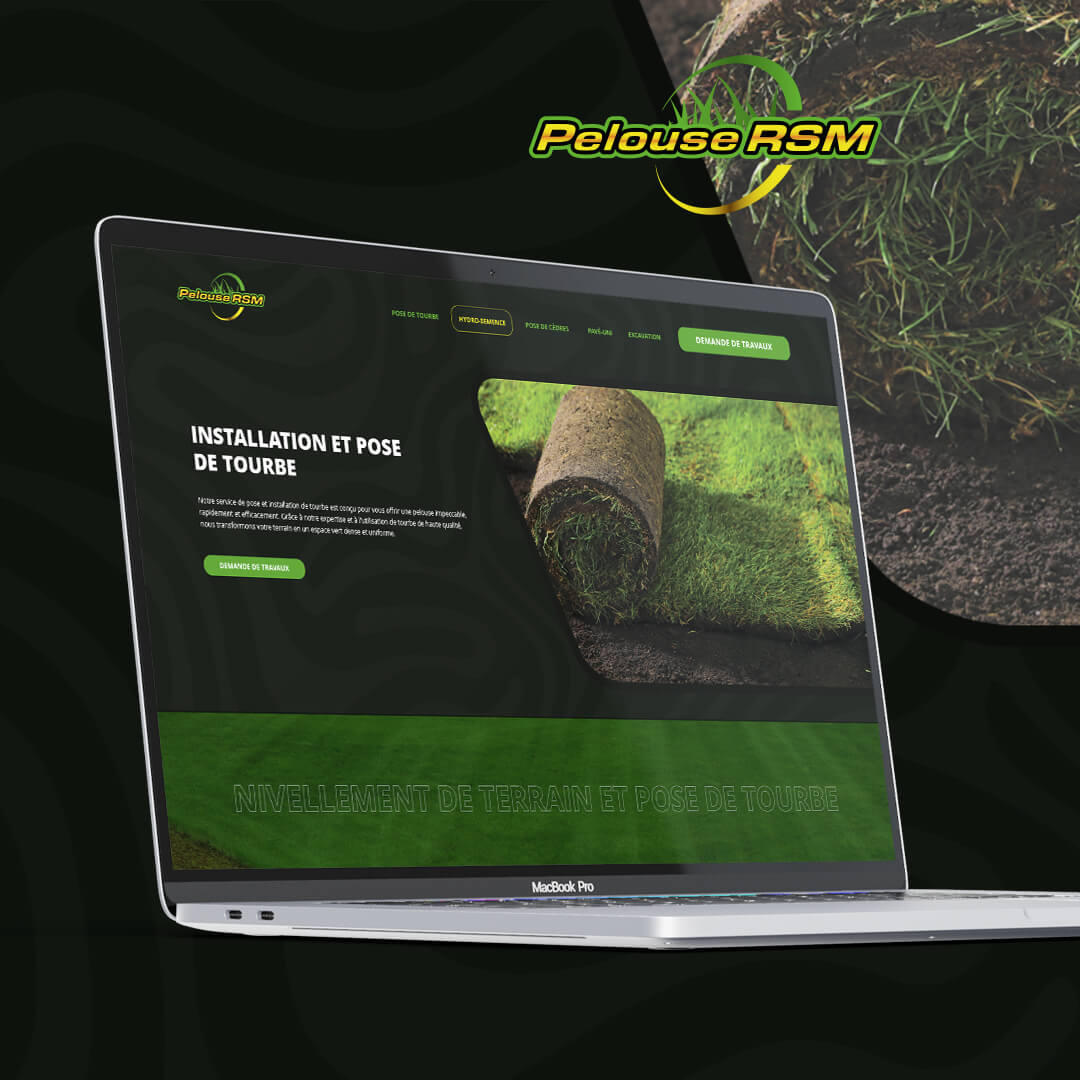 Lien vers https://www.pelousersm.ca/