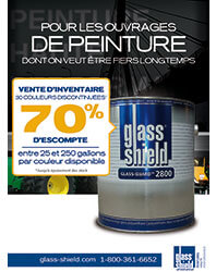 Design et infographie de publicité pour Glass shield